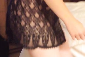 My unthinkably lascivious horny white wife flaunts her half bare body