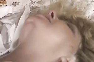 Gorgeous golden-haired head acquires all of her holes screwed hard