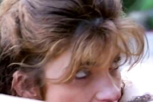 Two svelte lesbos make a real performance poolside