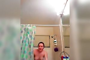 My GF allows me to film her during the time that washing in the shower
