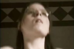 My four eyed girlfriend is a fan of reverse cowgirl position