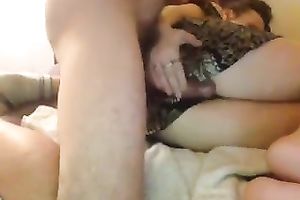 Pounding my wife's shaggy coochie homemade sex tape
