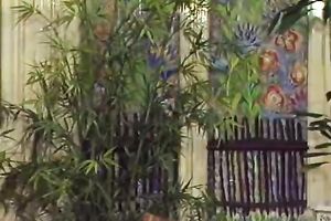 Horny black haired bitch acquires her milk cans smeared with jizz