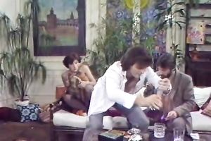 Horny black haired bitch acquires her milk cans smeared with jizz