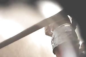 Spying on a nice-looking blond legal age teenager hottie in the fitting room