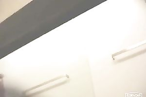 Spying on a nice-looking blond legal age teenager hottie in the fitting room