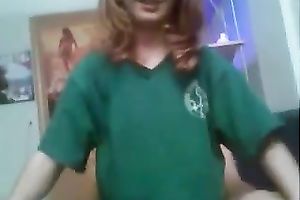 Petite white redhead girlfriend blowing and romping on me