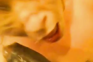 Mature and despairing white strumpet blows my BBC on web camera