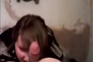 Horny harlot sucks my rod and bonks me in the cowgirl pose