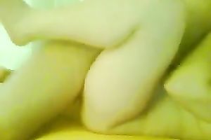 Pleasing my breasty lalin girl amateur wife with greatly bushy fur pie