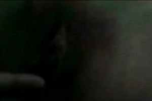 Webcam solo with my ex GF toying her cookie with a chocolate bar