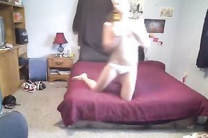 This hawt teen with priceless a-hole gives us a admirable web camera show