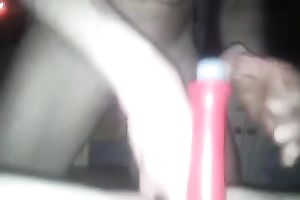 POV movie scene with me toying my wife's soaked bald love tunnel