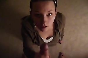 Nice cook jerking from a lustful dark brown legal age teenager and obivously a facial