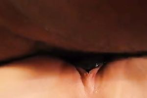 This is how my dark secret lover gapes my wet crack with his BBC