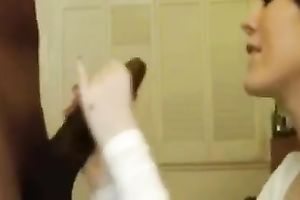 Busty dark brown white cheating wife strokes my large dark shlong