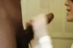 Busty dark brown white cheating wife strokes my large dark shlong