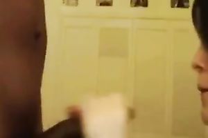 Busty dark brown white cheating wife strokes my large dark shlong