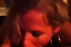 Blonde slut loved to take that massive ramrod in her face hole