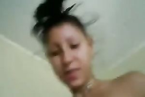 My concupiscent Bulgarian GF is riding my hard schlong backwards