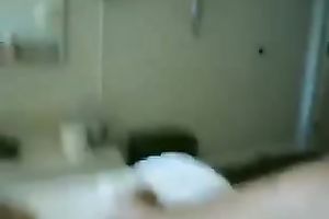 My concupiscent Bulgarian GF is riding my hard schlong backwards