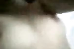 My stupid Indian brunette hair demonstrates her excellent body