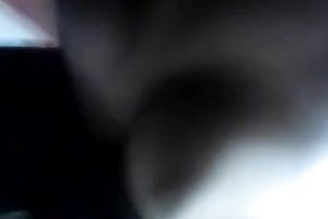 Pretty dark brown legal age teenager enjoys rear banging in the bath
