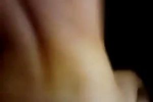 Pretty dark brown legal age teenager enjoys rear banging in the bath