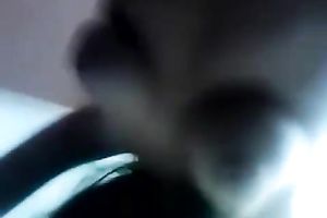 Pretty dark brown legal age teenager enjoys rear banging in the bath
