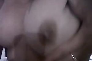Nice selfshot solo video with me kneading my natural love bubbles