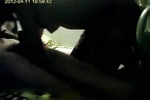 Cum-addicted playgirl in dark nylons knows how to give admirable head