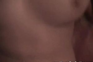 Pierced dark brown sucks a weiner and receives her cookie slammed