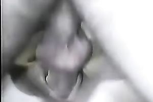 Naughty and kinky dark brown engulfing and jumping on old man's 10-Pounder