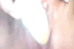 Pounding my shaved creamy cum-hole with all of my toys