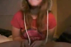 Horny and excited wench with admirable body shows her clitoris