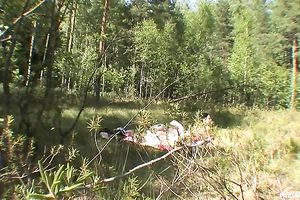 Hot tart acquires ful exposed at the lake and fondles herself