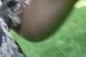 Raunchy skank with large love bubbles has a beefy want to be fed with my cum