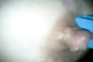 My wicked bosomy horny white wife lets me castigation her large teats