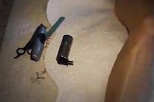 My corpulent gorgeous older dirty slut wife is ready to be bald betwixt her legs