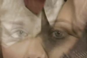 Horn-mad blondie in hawt ligerie acquires her slit pushed