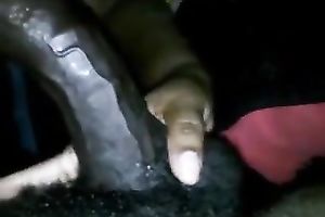 Hot Jizz on my face as I engulf giant 10-Pounder of my BF e