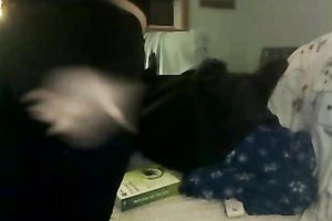 British hoochie flashes her soaked boobies and booty