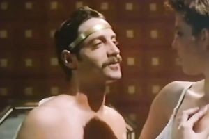 Nasty babe knows how to engulf a pecker and this babe can't live without threesomes