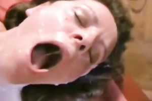 Slutty and impure slut with good love muffins acquires drilled in her throat