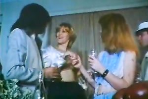Two classic couples fucking in front of every other