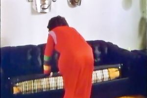 Horny Lisa loved to finger drill her soaked and constricted bawdy cleft on ottoman