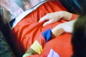 Horny Lisa loved to finger drill her soaked and constricted bawdy cleft on ottoman