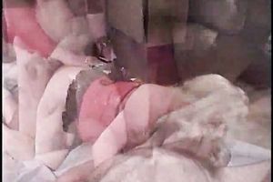 Curvy Blonde Takes Big Black And White Cocks, Gets Drenched In Cum