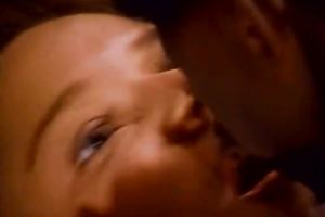 Three perverted freaks fuck messy mouth of bitchy dark brown hooker