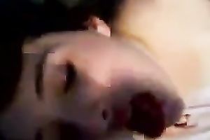 I jack off and give sticky protein mask to my marvelous girlfriend